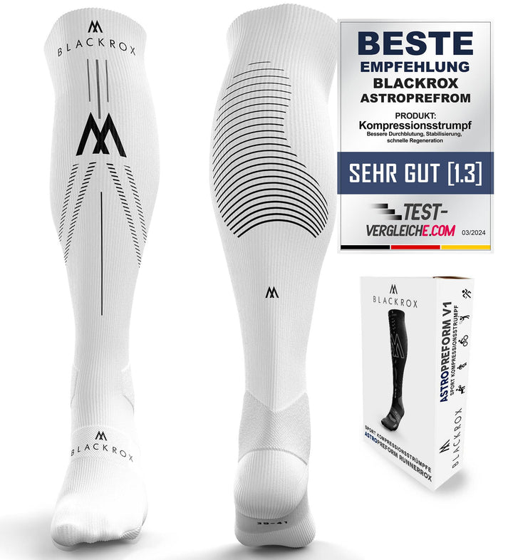 BLACKROX Kompressionsstrümpfe Sport Astropreform Kompressionssocken Vergleichssieger Sportkompressio
