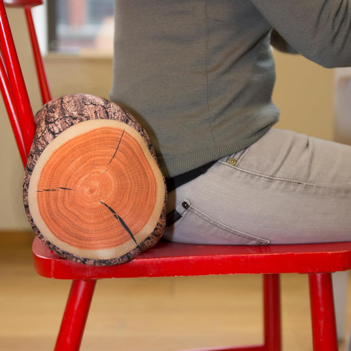 Kikkerland Log Head Rest, 1 Stück (1er Pack), Braun, A