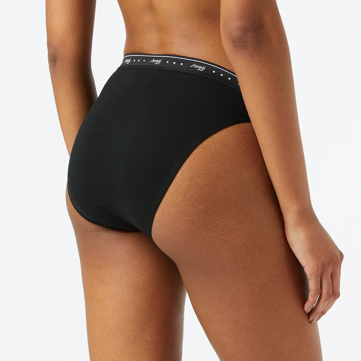 Sloggi Damen 24/7 100 H Tai 3p Slip (3er Pack) 42 Schwarz, 42 Schwarz