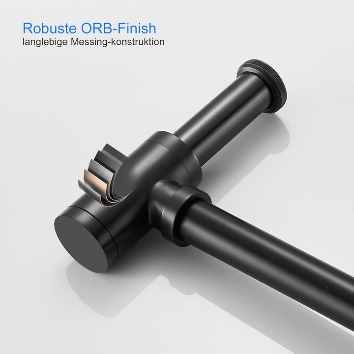 KEOKBON Universal Siphon, Siphon für Waschbecken & Waschtisch, Keymark Messing Syphon Sifon Universa