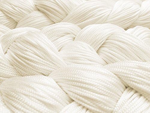 Kaikoon Fadenvorhang Perlweiss Creme 150 cm x 250 cm (BxH) B1 schwer entflammbar Messebau & Events