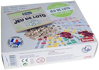 JeuJura 8139 Brettspiel, – Lotto – Holzbox