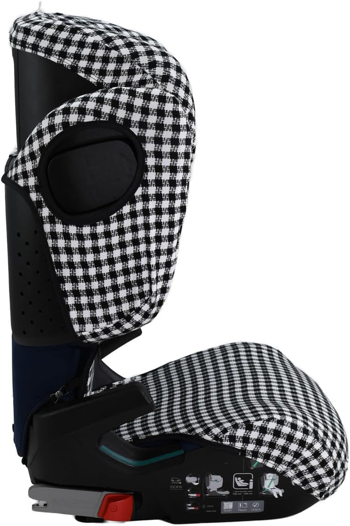 JYOKO KIDS Schutzhülle kompatibel mit Romer Kidfix (Romer Kidfix M I-SIZE, Vichy)