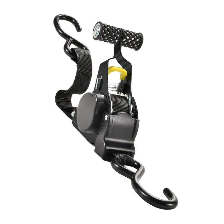 Retractable Ratchet Straps, Auto Retracting Ratcheting Tie Down Belts, 6.69x12.99 Inches Conveneint