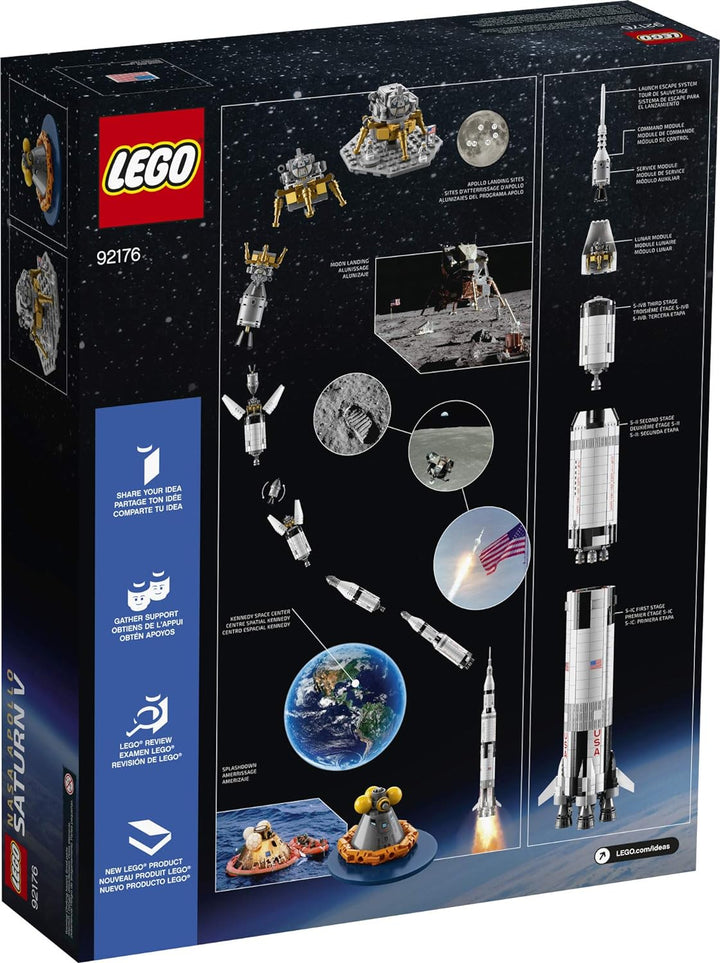 LEGO Ideas Nasa Apollo Saturn V 21309 Bausatz 1969-teilig