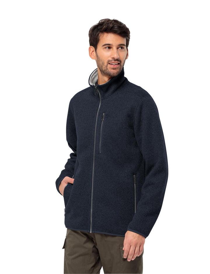 Jack Wolfskin Herren Robson Fjord Jacket Fleece-Jacke, night blue