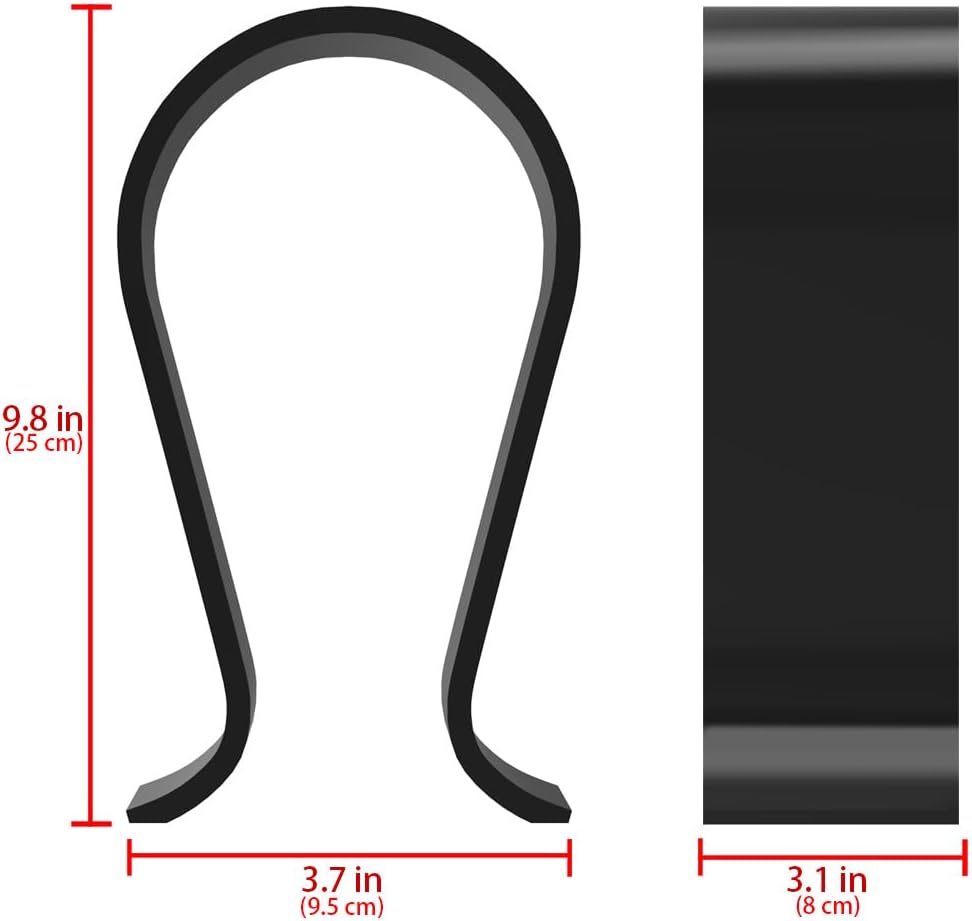 GEEKRIA Omega Kopfhörer-Ständer aus Acryl für Over-Ear-Kopfhörer, Gaming-Headset-Halter, Schreibtisc