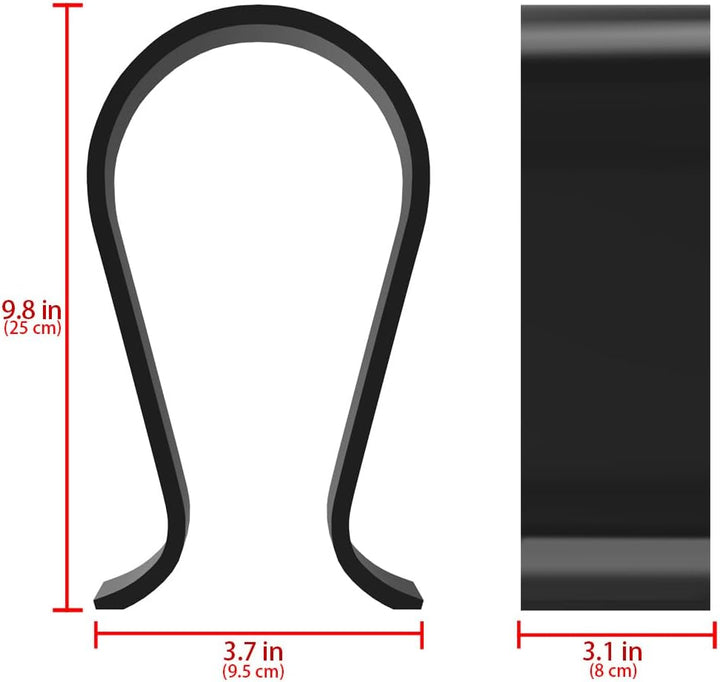 GEEKRIA Omega Kopfhörer-Ständer aus Acryl für Over-Ear-Kopfhörer, Gaming-Headset-Halter, Schreibtisc