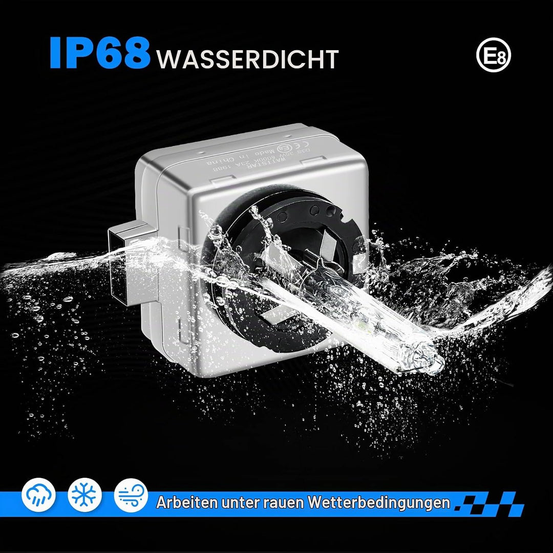 Wattstar D3S Scheinwerfer, Restaurierung HID Kit, 35W 6000K Reinweiss Auto HID Umbausatz, Ersatzlamp