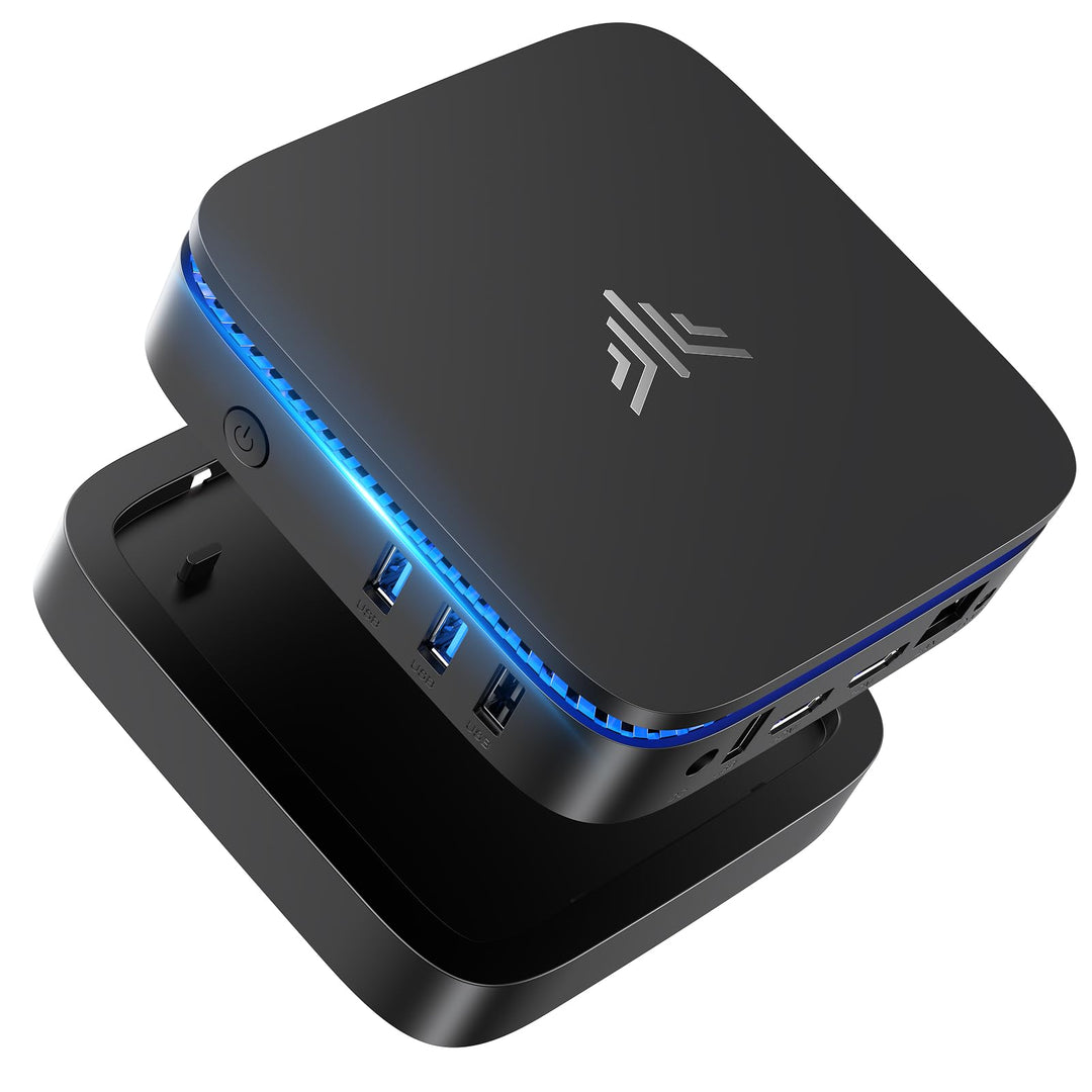 NiPoGi Mini PC 16GB DDR4 512GB SSD Alder Lake Ν95 (bis 3,4 GHz), Mini Computer Desktop, 2,5-Zoll SSD