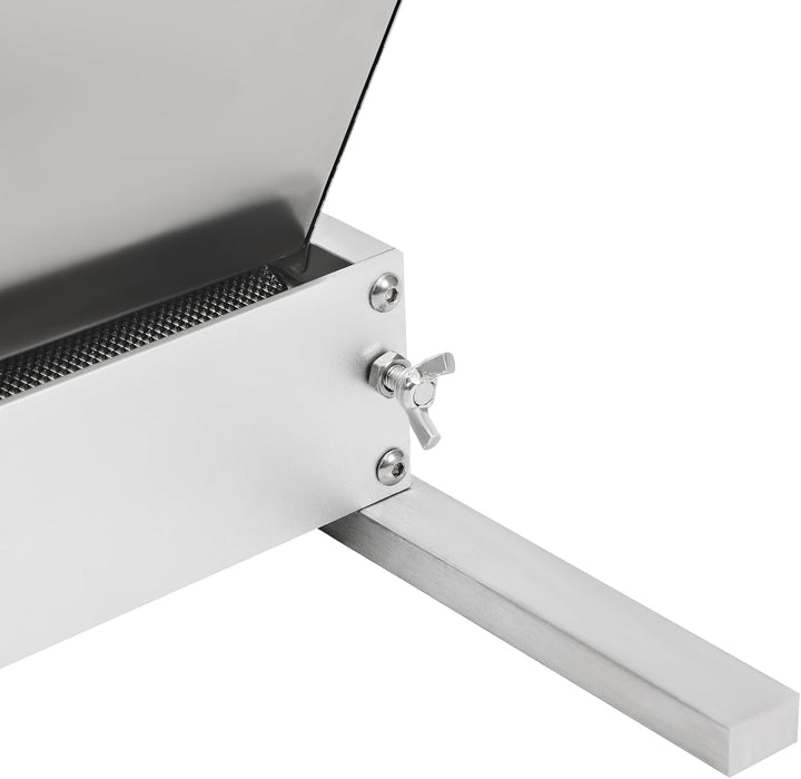 Getreidemühle Manuell 4L Kornmühle für Mais Weizen Malzmühle | 0-2,5mm Einstellbar, Grosse 22×21cm Ö