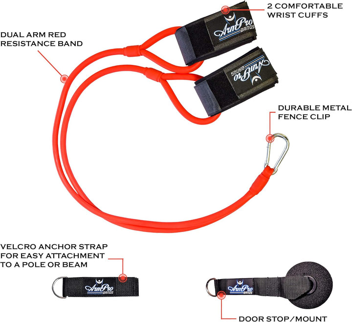 Arm Pro Bands Widerstandsbänder für Baseball und Softball Armkraft und Konditionierung Erhältlich in