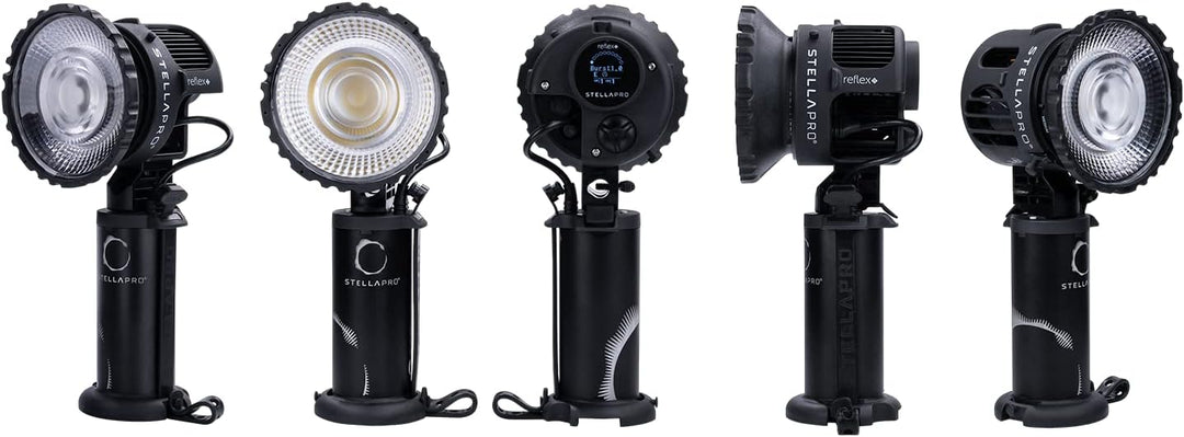 StellaPro Reflex S – LED Dauerlicht und Stroboskop-Blitzlicht für Fotografie, 20 FPS, 20 FPS