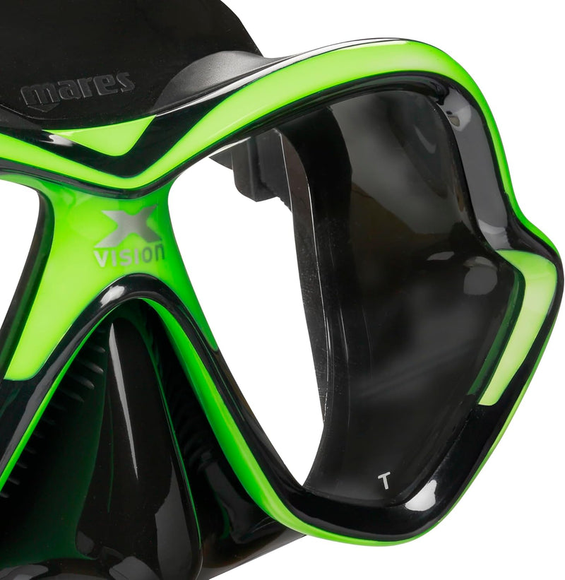 Mares X-Vision Tauchmaske Einheitsgrösse Lime/Black, Einheitsgrösse Lime/Black