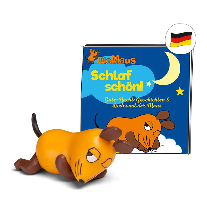 tonies Hörfiguren für Toniebox: Maus Schlaf Schön Figur mit 16 Gute Nacht Geschichten für Kinder - c