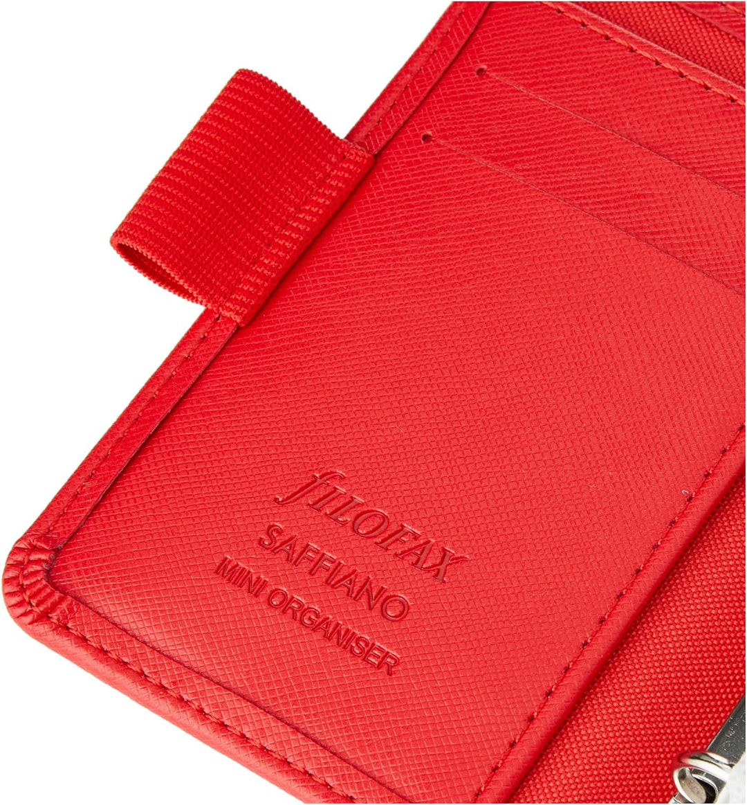 Filofax Organizer Mini Saffiano Poppy, 028772