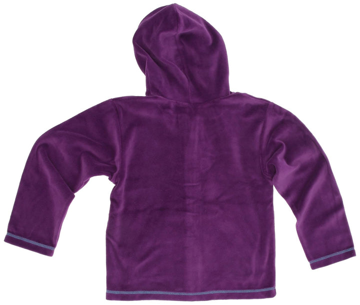 tragwerk Nepomuk – Kapuzenjacke aus Velours, sehr weich, Grösse 56/62 cm 56/62 cm Violett, 56/62 cm