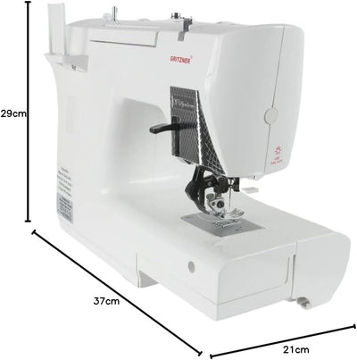 Gritzner Varimatic 935 IDT, robuste Freiarm-Nähmaschine mit eingebauten Obertransport - 32 Nutzstich