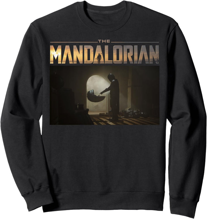Star Wars The Mandalorian The Child First Meeting Portrait Sweatshirt