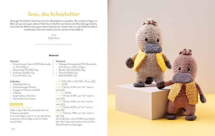 Amigurumi – Verflixt süss und nicht zugenäht!: 16 niedliche Häkeltiere ohne Zusammennähen, Taschenbu
