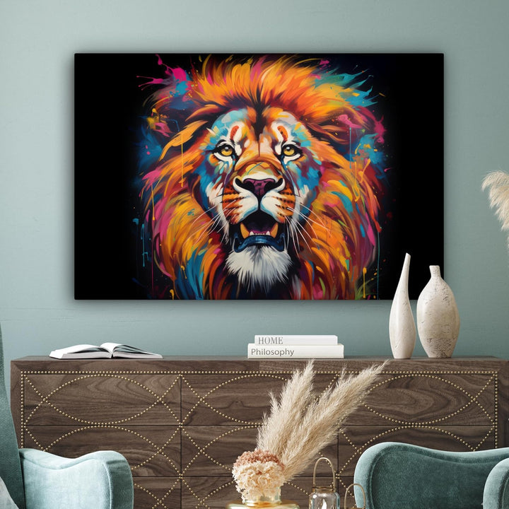 MuchoWow© Bilder Gross 120x80 cm XXL Wohnzimmer Deko Modern Wandbild Foto auf Leinwand Bild Schlafzi