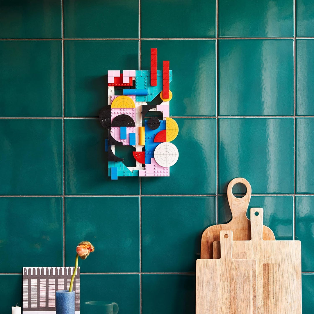 LEGO 31210 Art Moderne Kunst Set, buntes abstraktes Wandbild, Home-Deko für Wohnzimmer oder Schlafzi