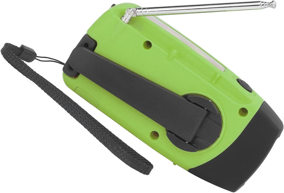 Solar Radio, Hand Kurbelradio 1200-mAh Batterie Power Notfallradio mit Laterne, Tragbare USB Aufladu