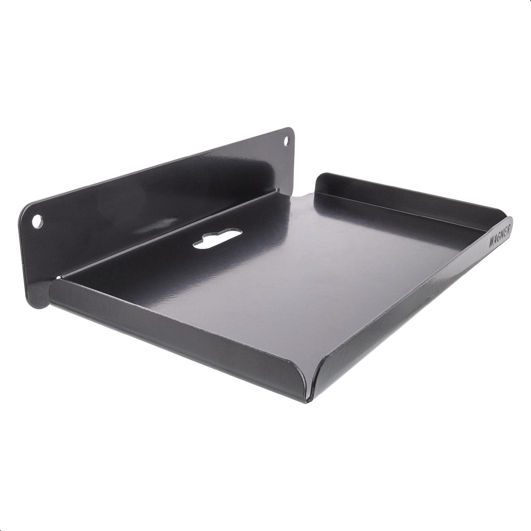 WAGNER - hooks4tools - Gerätehalter ABLAGE - 220 x 130 x 45 mm, Stahl beschichtetet Ral 9006, für Br