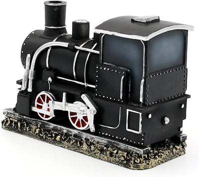 Dekohelden24 Räucher - Lokomotive, Höhe 11 cm Breite 6,5 cm Länge 16 cm, Bunt