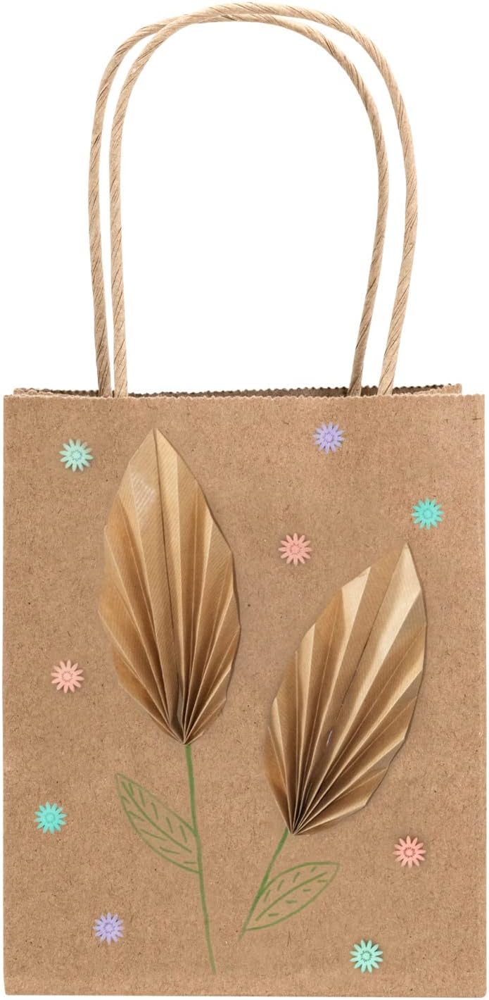 Idena 60058 - Papiertüten, 20 Stück, 12 x 5 x 15 cm, Geschenktüten, Kraftpapier Tüten, Basteltüten z