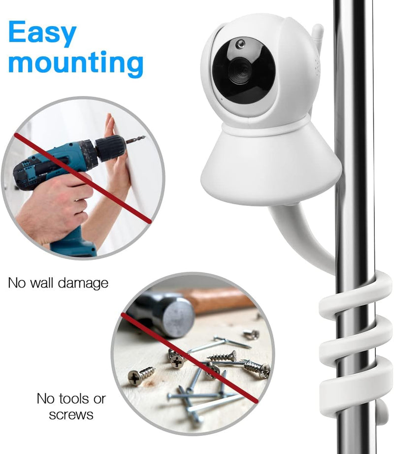 HOLACA Babyphone Halterung kompatibel mit BURNNOVE SM35PTZ und den meisten Anderen Babyphones, Halte