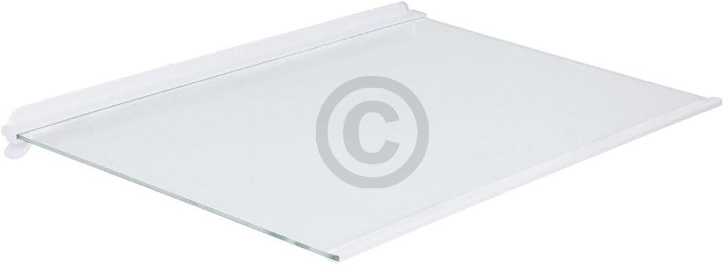 Einlegeboden aus Glas für Kühlteil kompatibel mit beko 4657830100 Abstellboden mit Leiste kompatibel