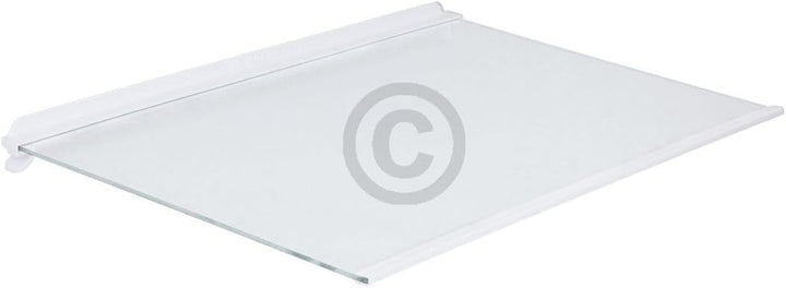 Einlegeboden aus Glas für Kühlteil kompatibel mit beko 4657830100 Abstellboden mit Leiste kompatibel