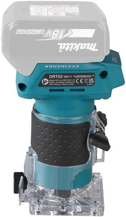 Makita DRT52ZJ Kantenfräse, 18 V, Ø 6 mm (Solo) aus Makpac