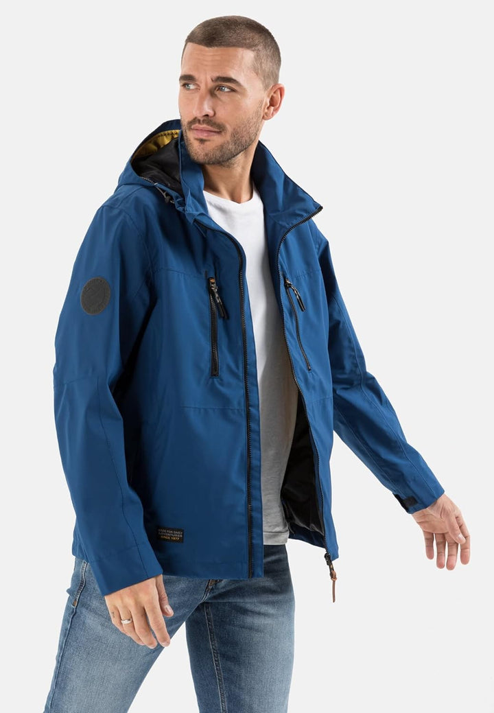 camel active Herren teXXXactive® Funktionsjacke aus recyceltem Polyester Blau menswear-60