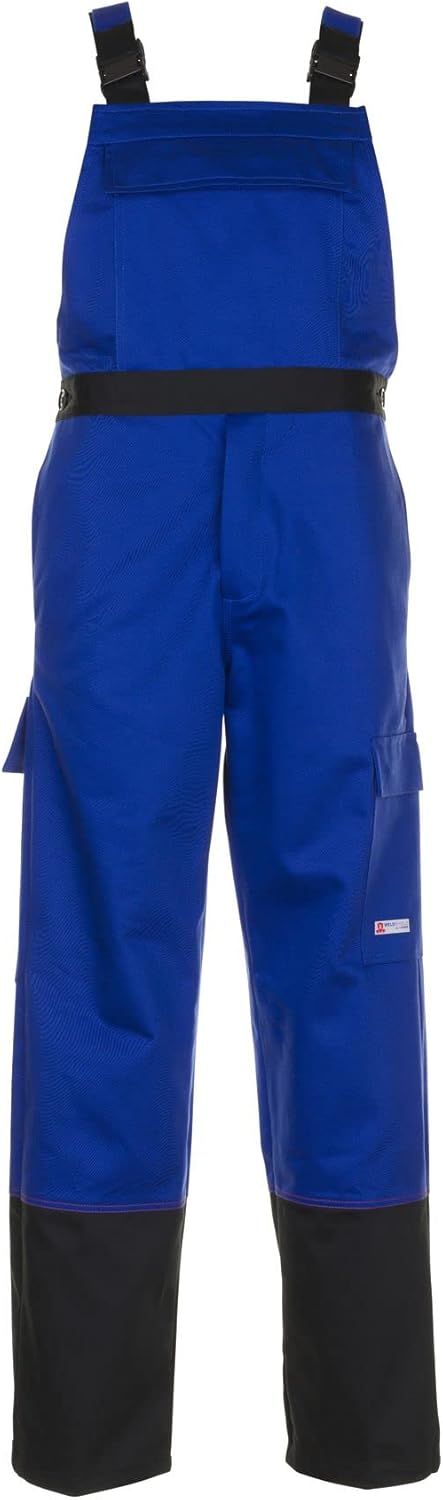 Planam Herren Weld Shield Latzhose Kornblau schwarz Modell 5531 Grösse 52 kornblau/schwarz 52, kornb