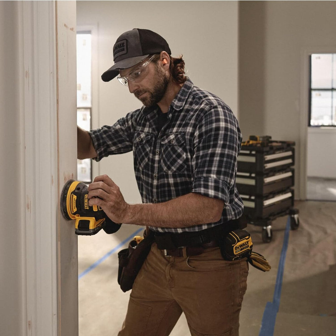 DEWALT Akku - Exzenterschleifer, 18 V (Basisv.), Schwarz / Gelb - DCW210NT-XJ - Lijadora Rotorbital