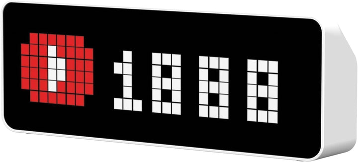 ULANZI TC001 Smart Pixel Clock, Social Media Counter, Digitaler Wecker mit Wetter, AWTRIX Simulator,