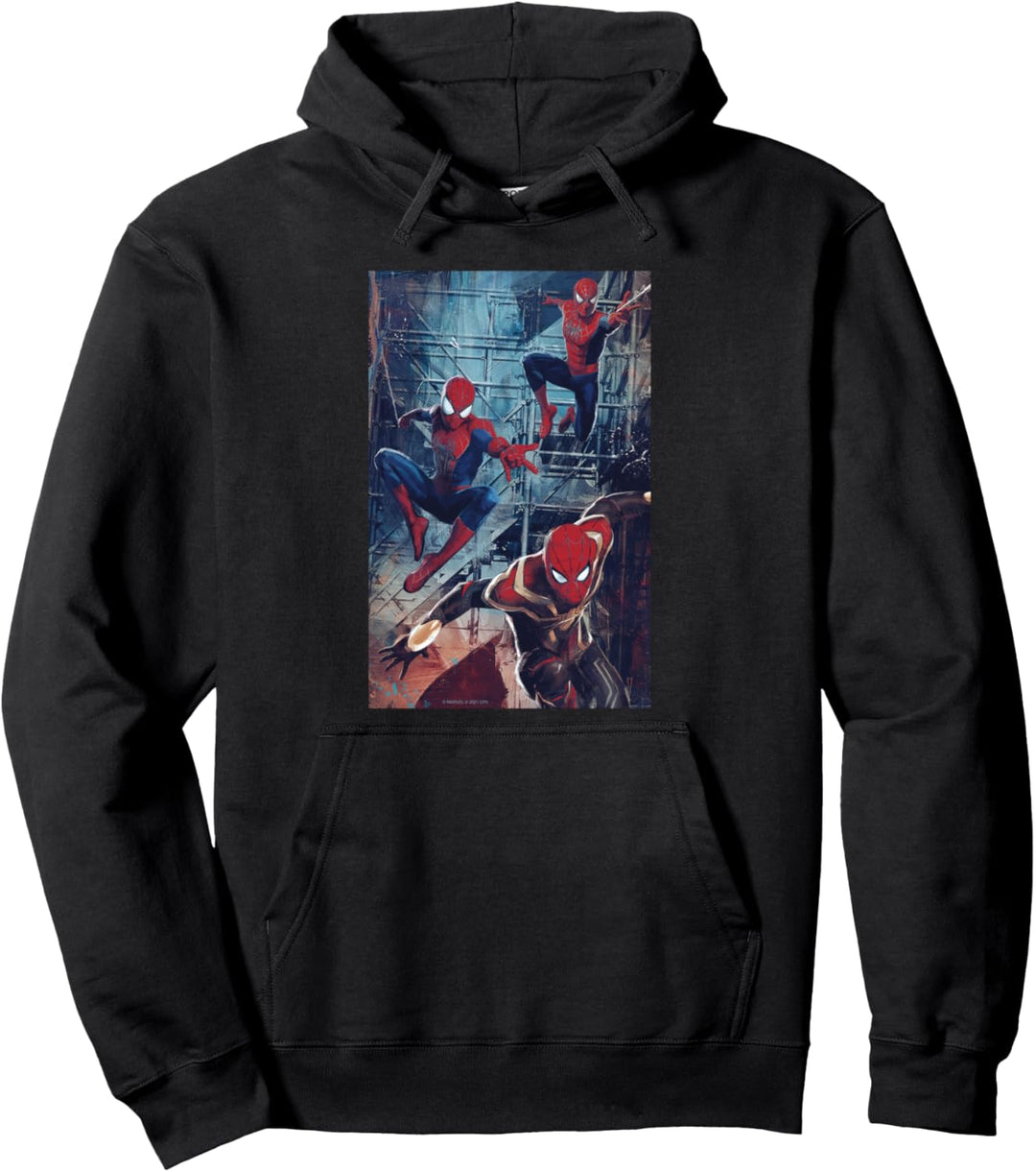 Marvel Spider-Man: No Way Home Spider-Men Jump Pullover Hoodie