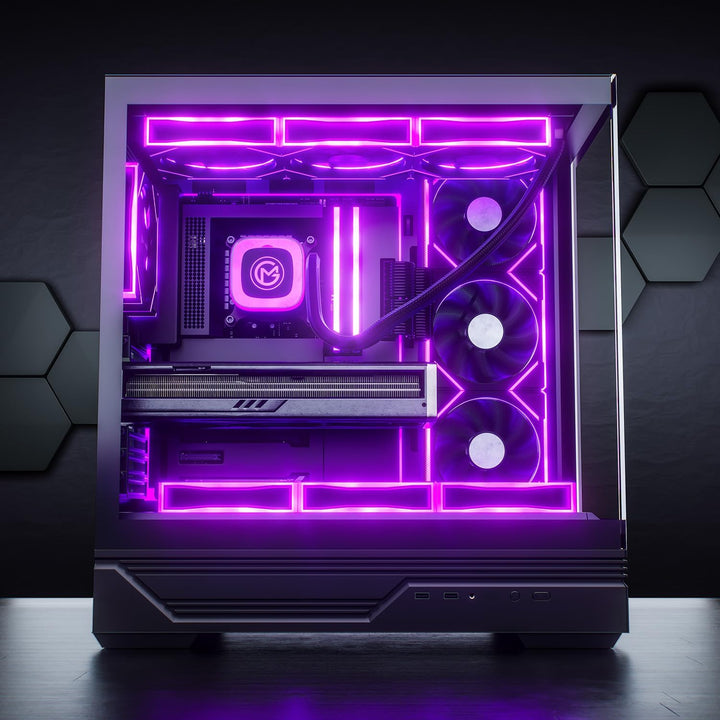 GameMachines Apex - Gaming PC - Wasserkühlung - AMD Ryzen 7 5700X - AMD Radeon RX 9070 16GB - 1000GB