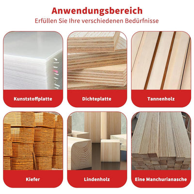 27 Stück 8mm Schaft Bündigfräser-Set, mit Schlagmagnet-Bits, Lager, Schraubenschlüssel, 8mm Schaftfr