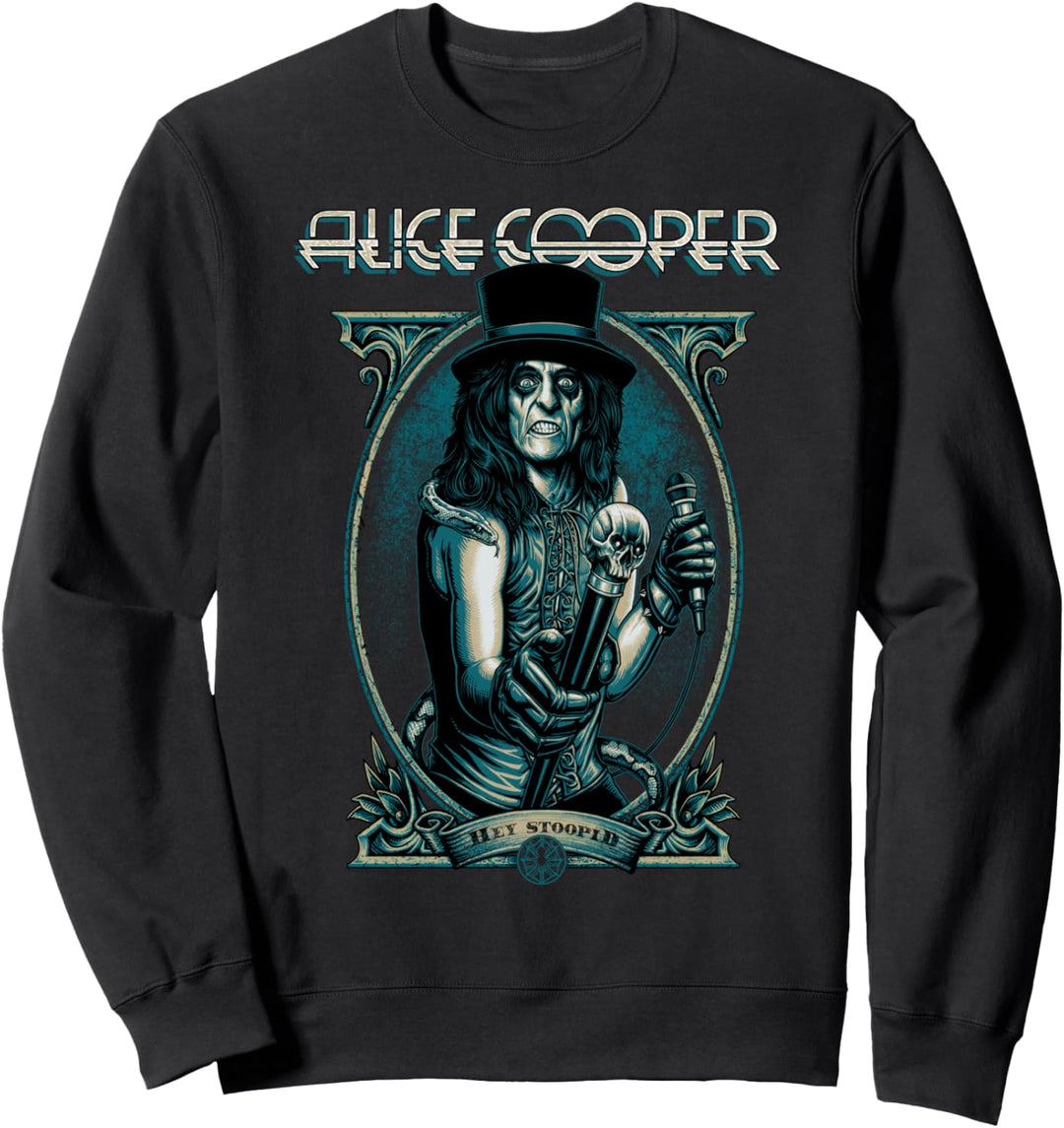 Alice Cooper – Hey Stoopid Portrait Blue Sweatshirt
