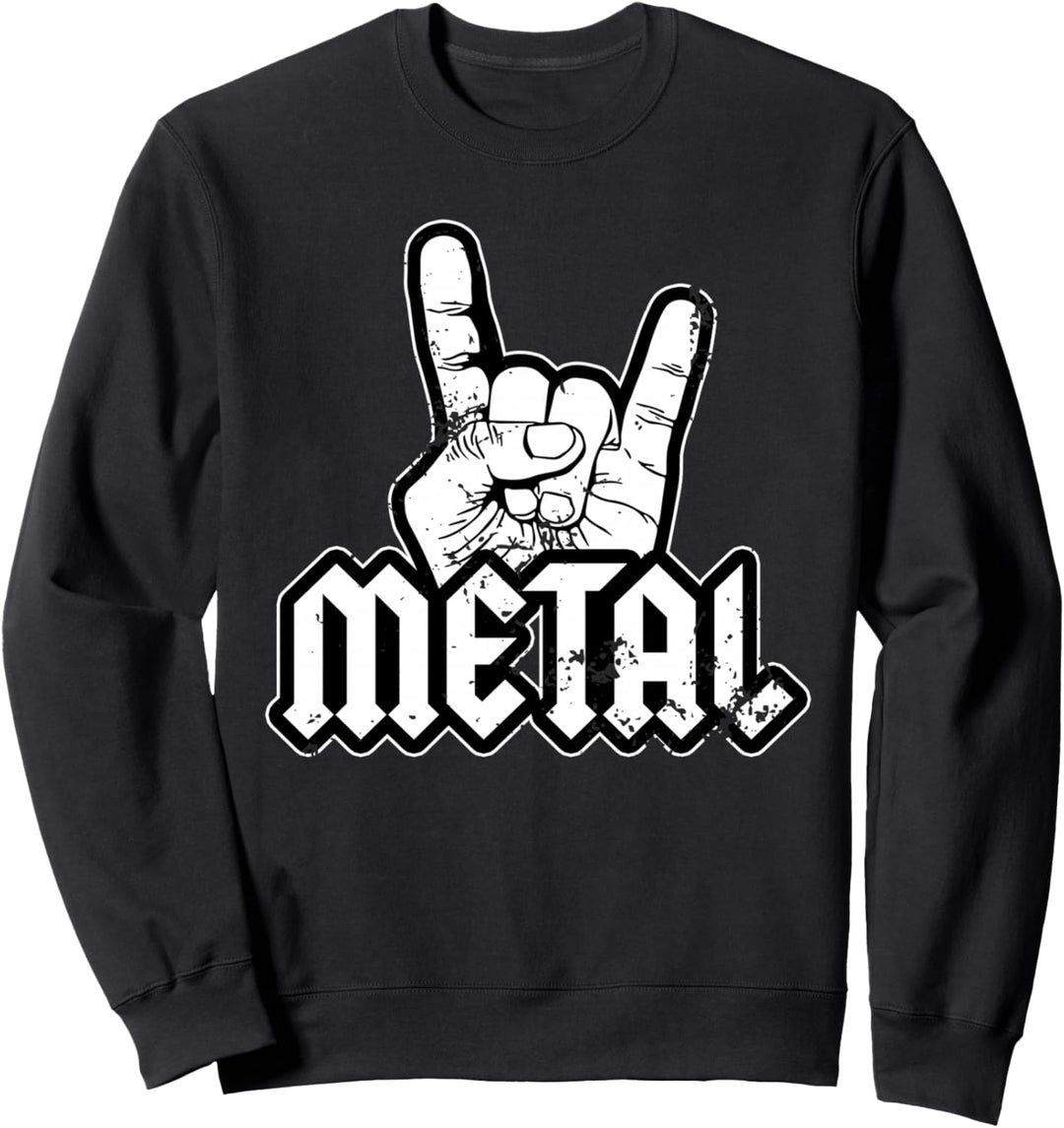 Metal Metalhead Pommesgabel Festival Metal Music Sweatshirt