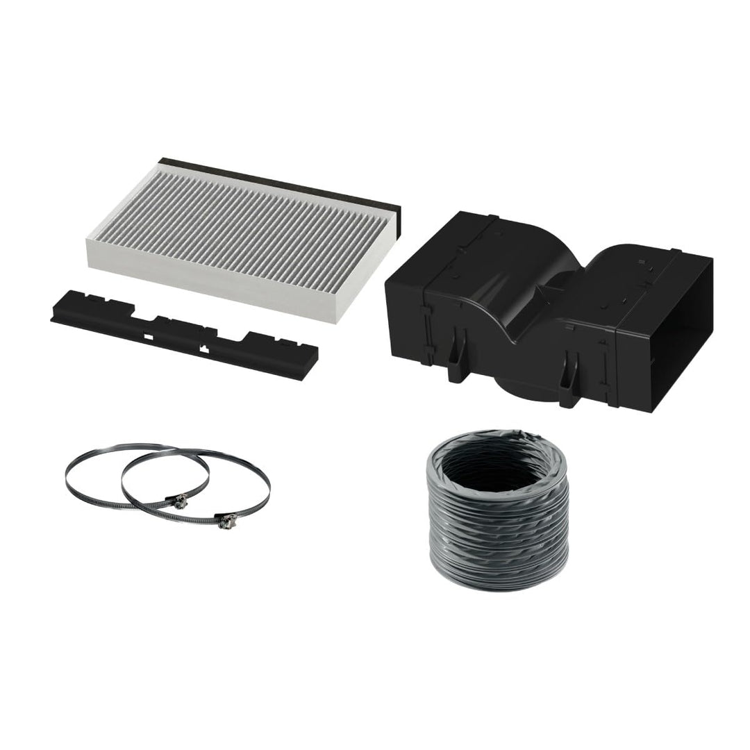 Bosch DWZ1CB1I4 Zubehör für Dunstabzüge, Clean Air Standard Umluftset (5-teilig), Made in Germany
