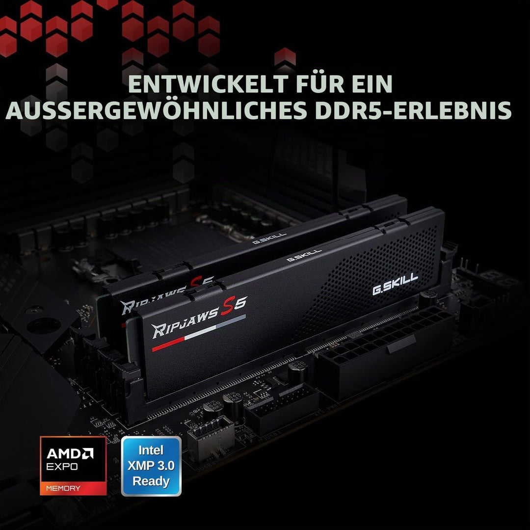 G.Skill RipJaws S5 Series (Intel XMP) 32GB (2 x 16GB) 288-pin SDRAM DDR5 6000 CL36-36-36-96 1,35V Du