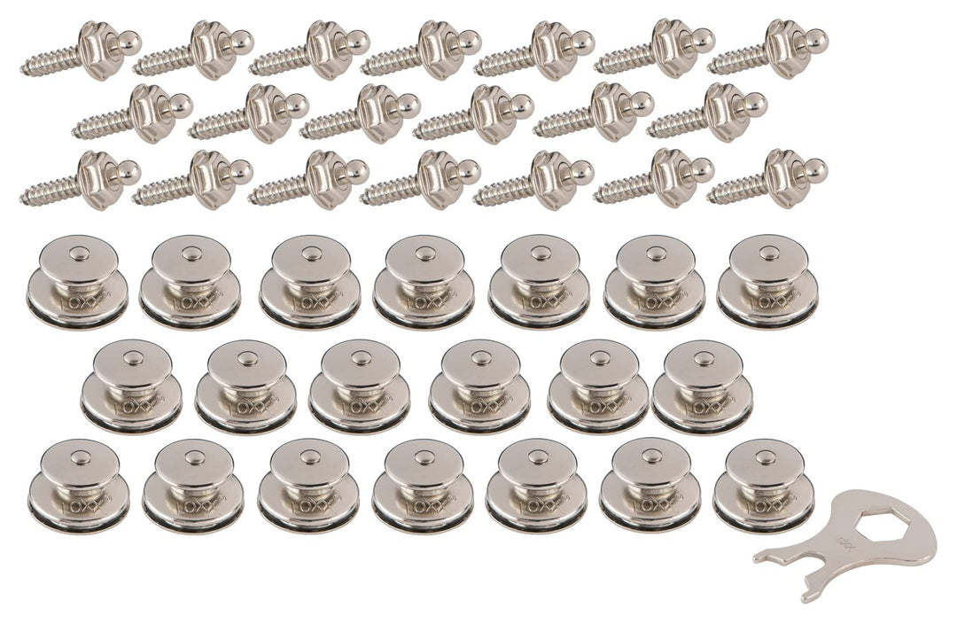 New Marine LOXX Set 20 Stück Oberteile + Blechschrauben 4,2x16 + Schlüssel