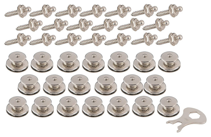 New Marine LOXX Set 20 Stück Oberteile + Blechschrauben 4,2x16 + Schlüssel