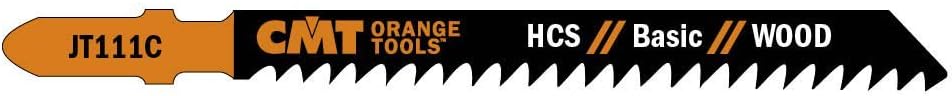 CMT ORANGE TOOLS JT111C-5-5 HCS-STICHSÄGEBLÄTTER FÜR EBENES UND ROHES HOLZ 100X3X8TPI