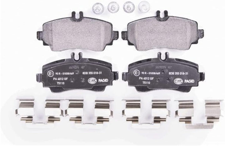 HELLA PAGID 8DB 355 018-311 Bremsbelagsatz - T5110 - Dicke/Stärke: 16.5mm - Bremssystem: Lucas - für