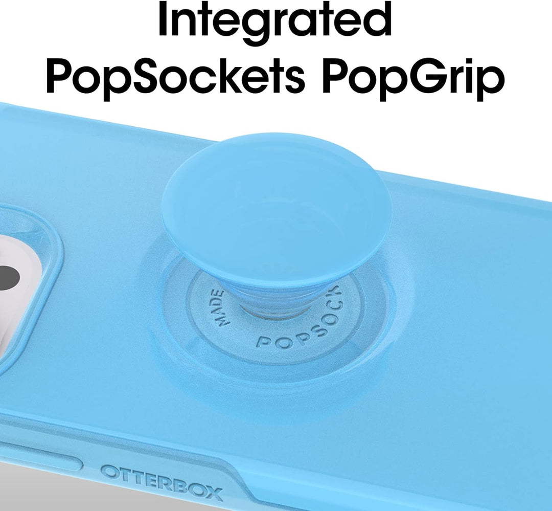 OtterBox iPhone 14 Pro (nur) Otter + Pop Symmetry Series Clear Case – You Cyan This (Blau), integrie